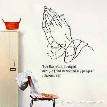 Removable Transfer Film Vinyl Wall Quote with Eco-friendly Material, Decorate All Smooth Surfaces